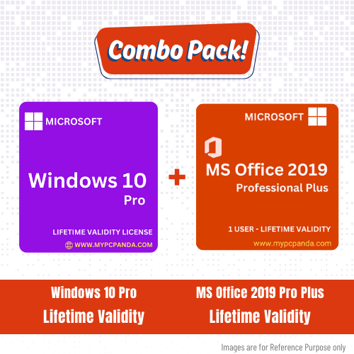 Windows 10 Pro License + MS Office 2019 License
